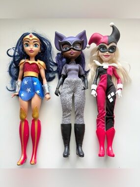 DC Doll Set - Wonder Woman, Catwoman & Harley Quinn